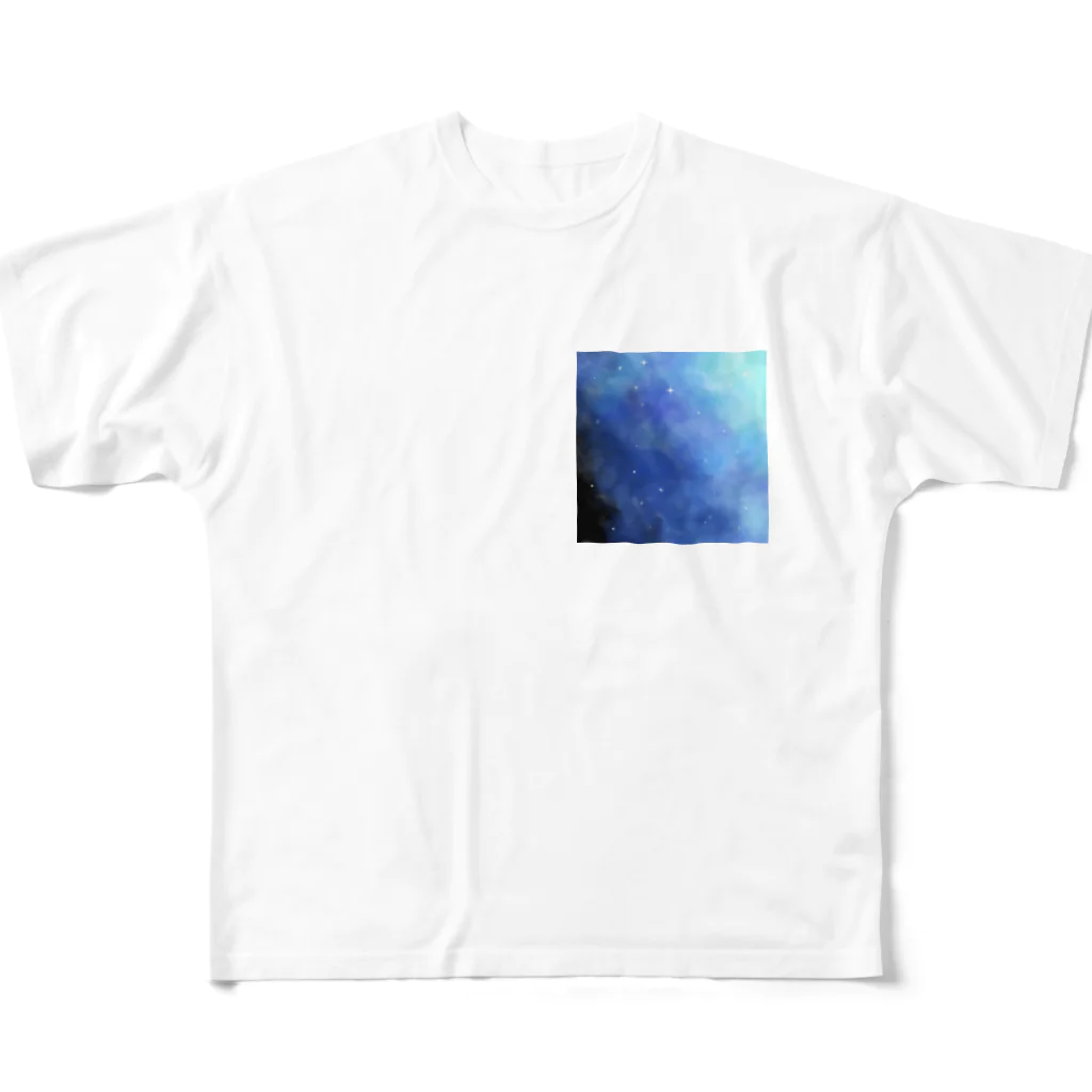 ぎんじ〆の宇宙(正方形) フルグラフィックTシャツ