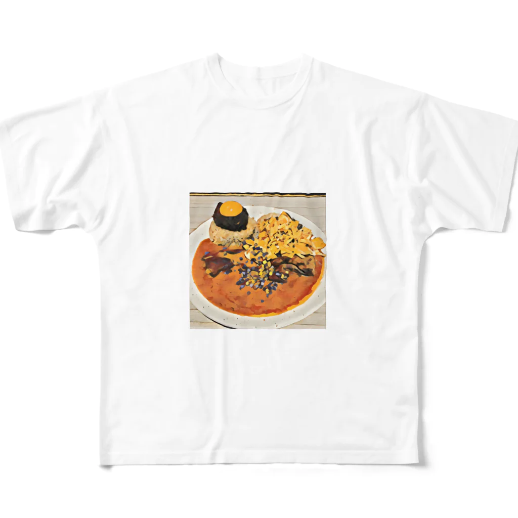 tmok_shop_tokyoのおいしいカレーの話をしよう：第１話 All-Over Print T-Shirt