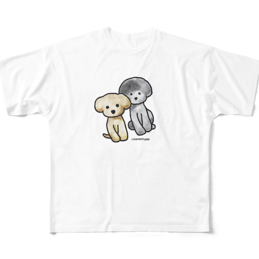 どりしろ日記のふわふわどりしろ フルグラフィックTシャツ