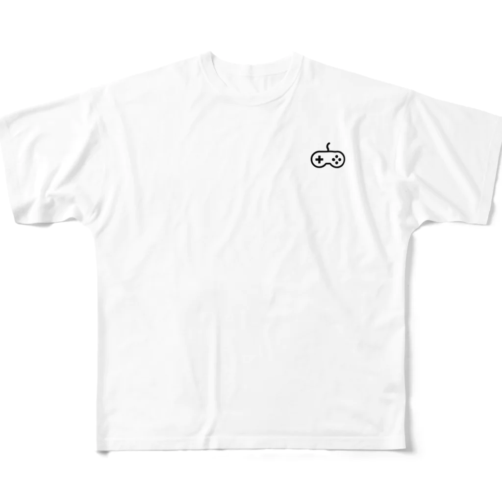 mini.official.buyshop_Tシャツ・パーカーのコントローラー🎮 フルグラフィックTシャツ