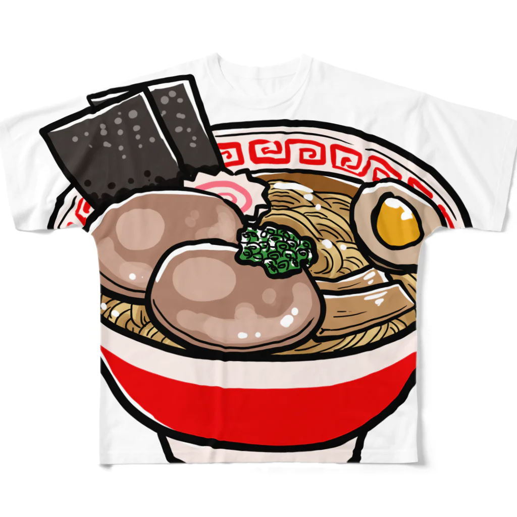 オカヤマのラーメン All-Over Print T-Shirt