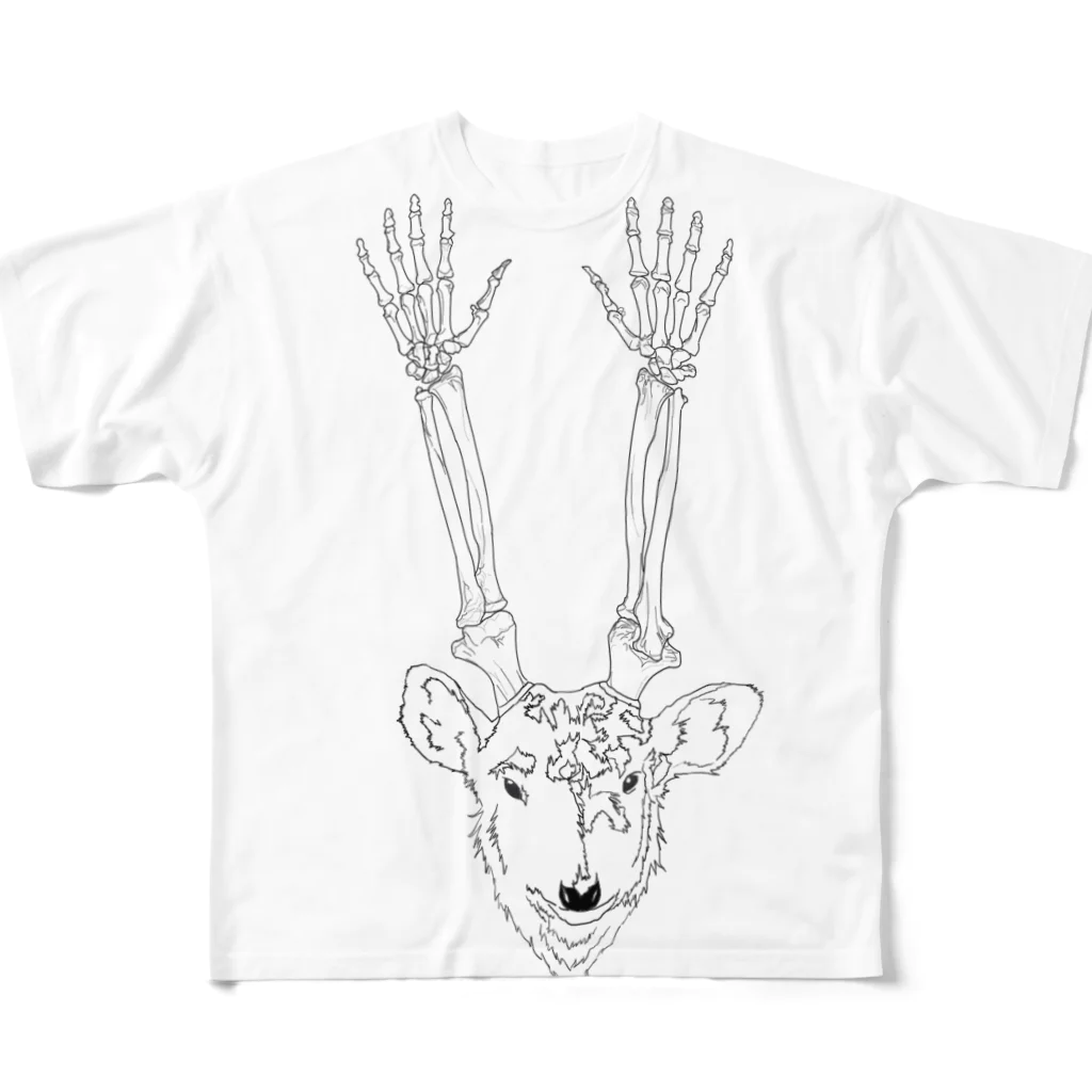 happamanのSIKA-HONE All-Over Print T-Shirt