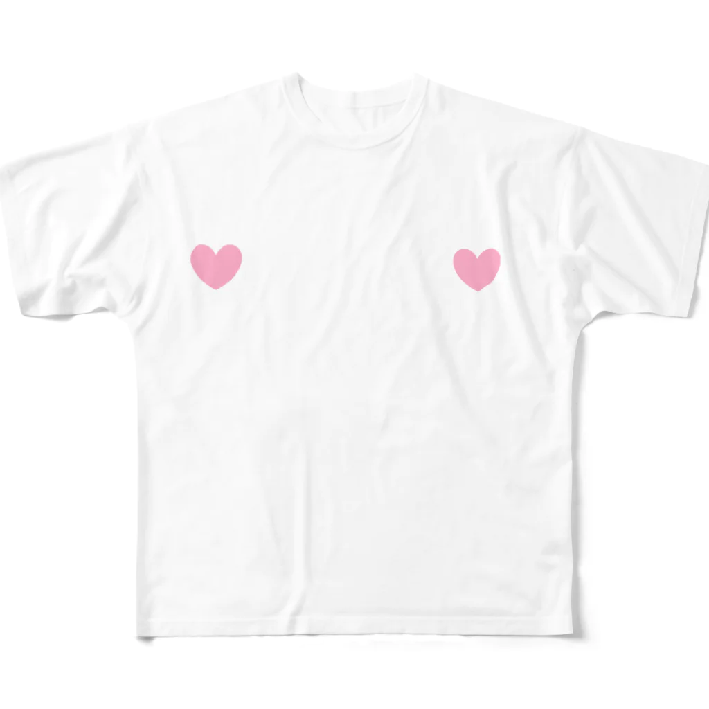 sakanonの乳首の位置がわかる All-Over Print T-Shirt