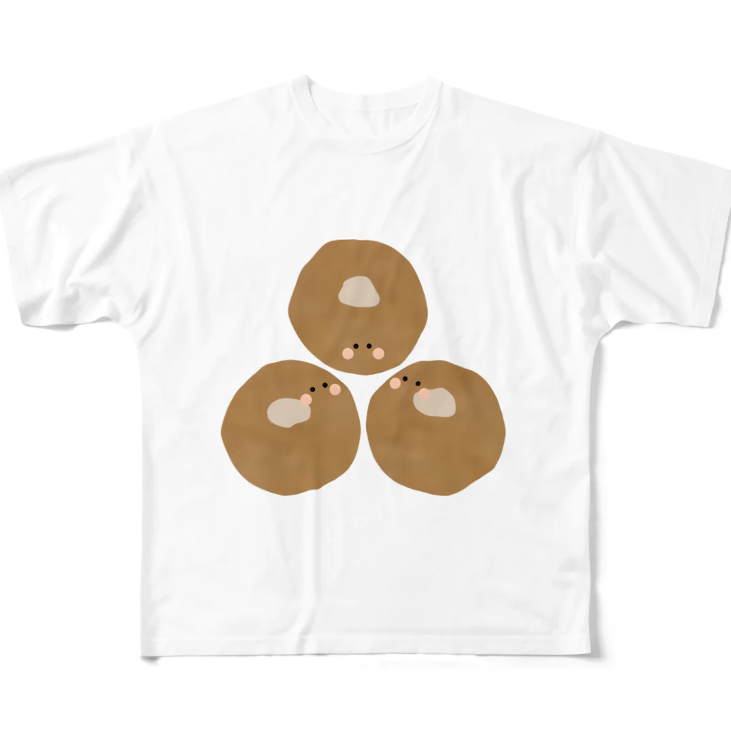 cotton-berry-pancakeの肉団子ちゃん All-Over Print T-Shirt