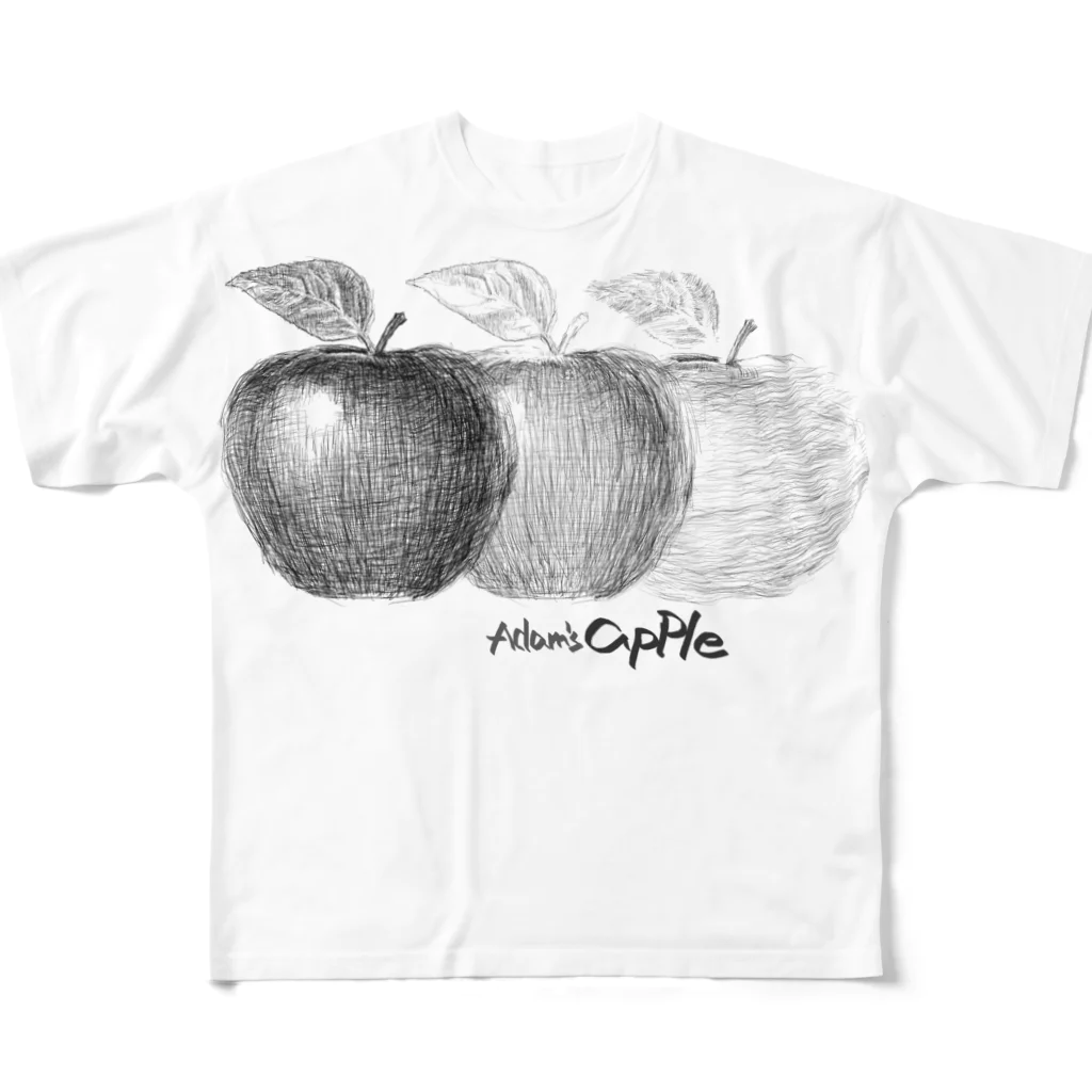 happamanのAdam`s apple All-Over Print T-Shirt