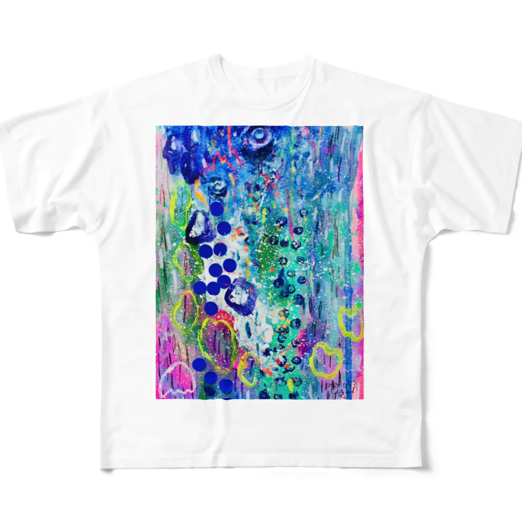 ヒラモトユミエの梅雨入り/2020 All-Over Print T-Shirt