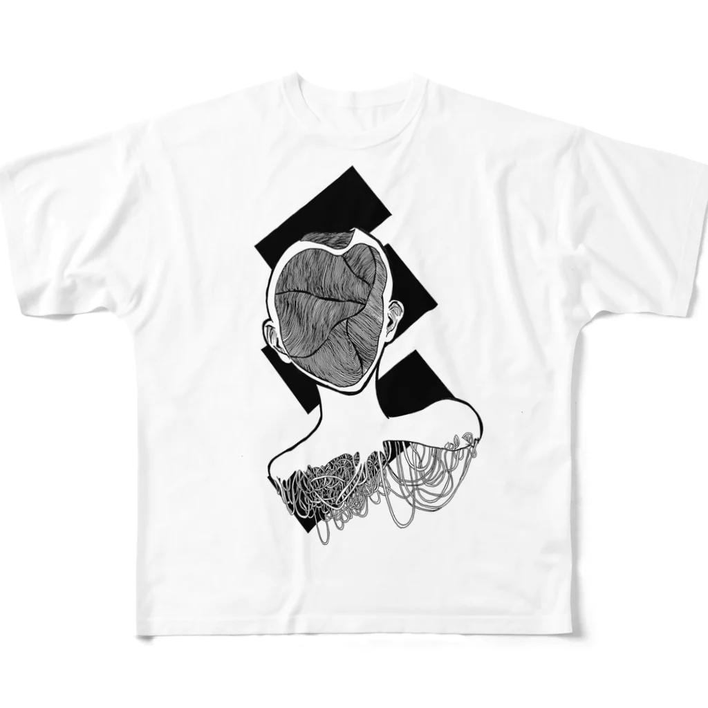 Takuma_Noguchiの自画像4 All-Over Print T-Shirt