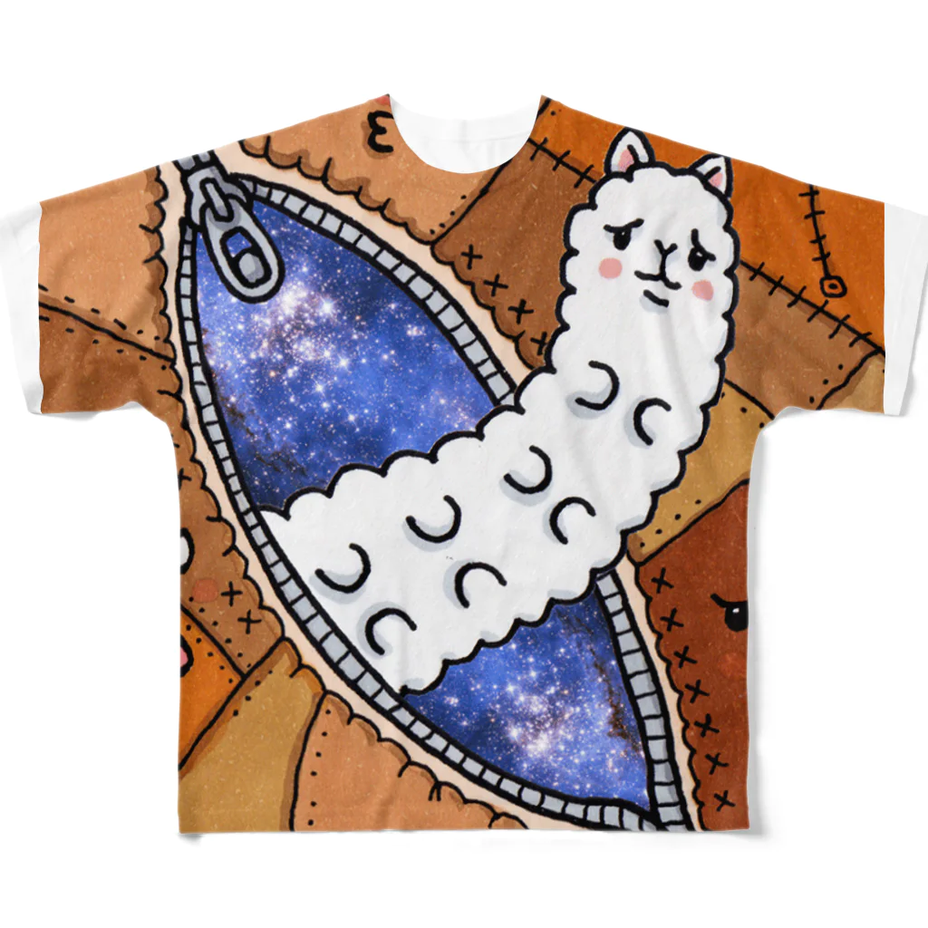 ３２６（なかむらみつる）のじっぱー All-Over Print T-Shirt