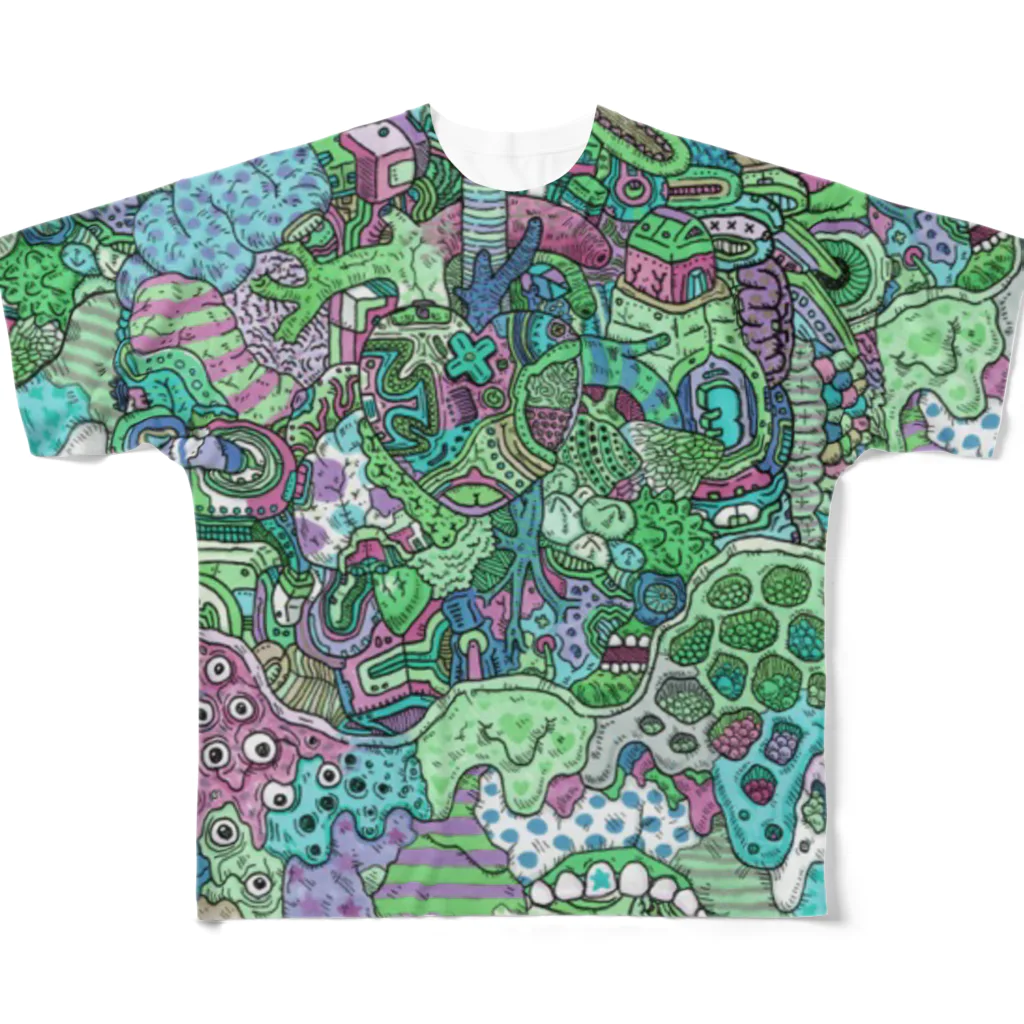 ３２６（なかむらみつる）のぐろ All-Over Print T-Shirt