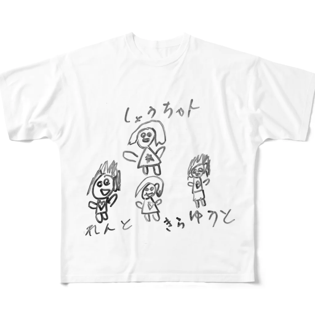 ancrpsのゆいの似顔絵2 フルグラフィックTシャツ