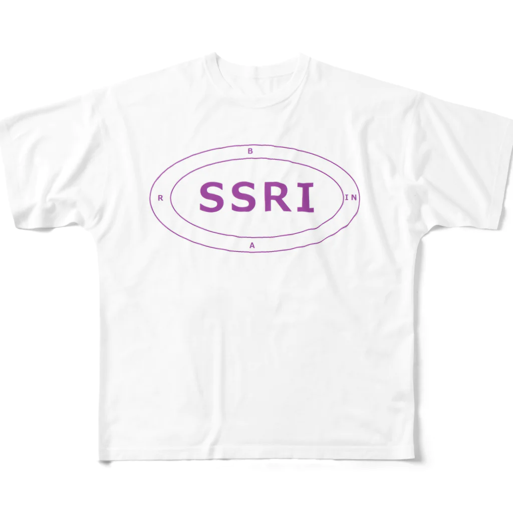 DHZ (デザインハウスゾーン)のDHZ SSRI 抗鬱剤？ All-Over Print T-Shirt