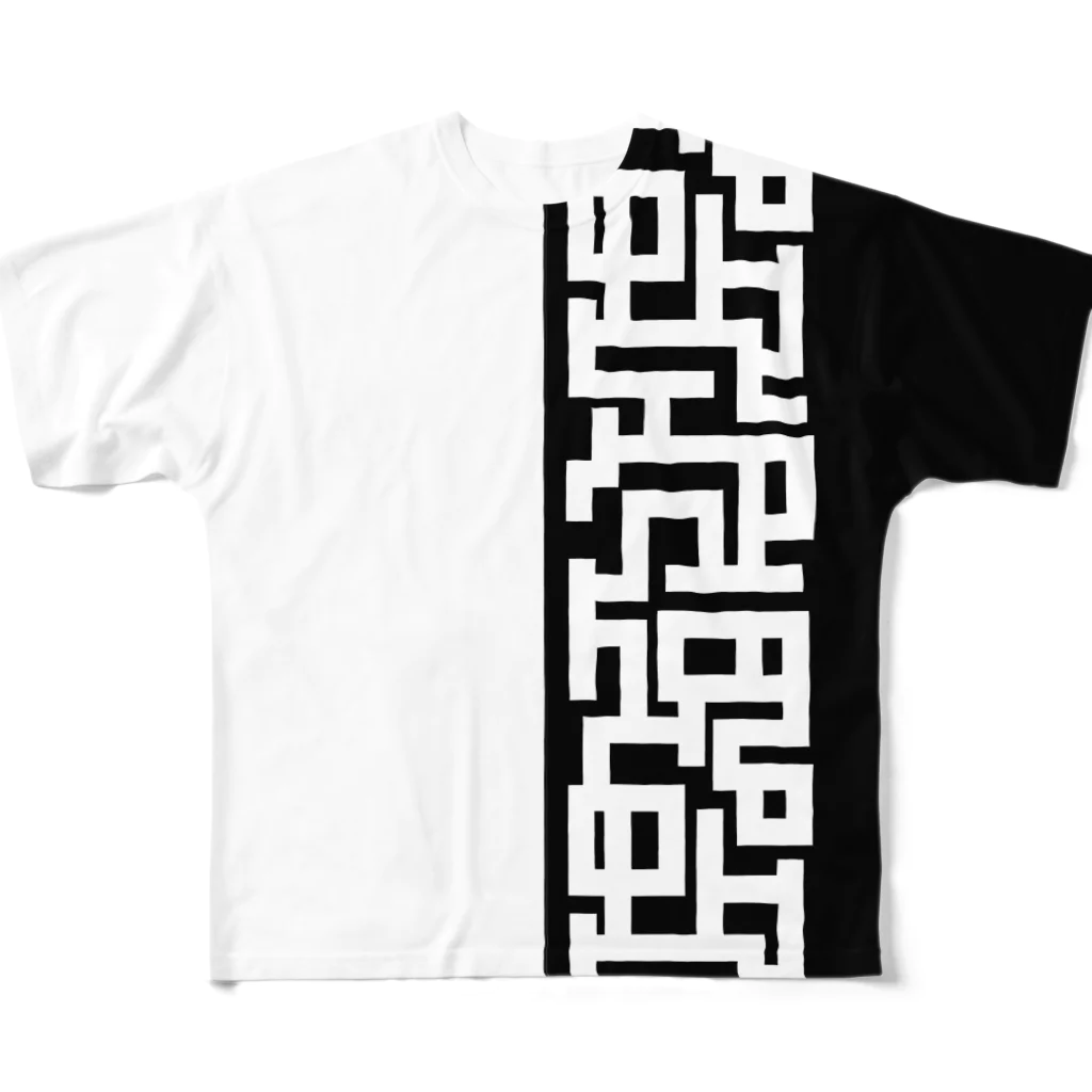 TAKA720のLabyrinth フルグラフィックTシャツ