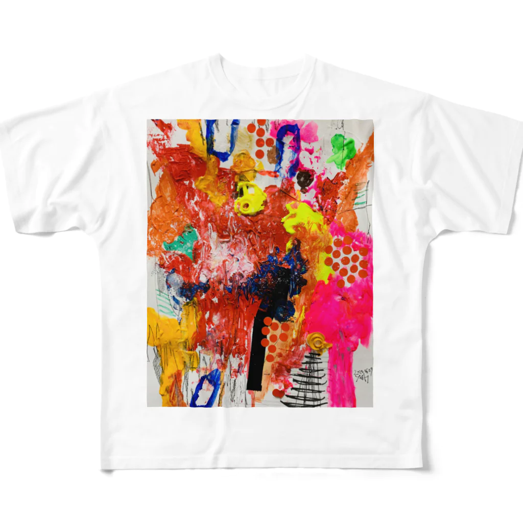 ヒラモトユミエのぶつけたいの All-Over Print T-Shirt