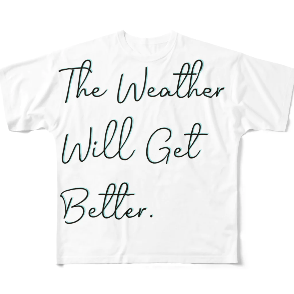 PiZakkuのThe Weather フルグラフィックTシャツ