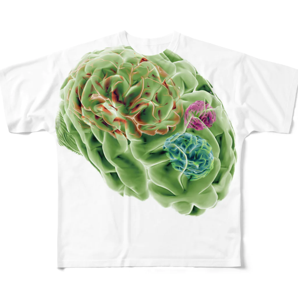 kobayasiraitaのamnesia (BRAINS UP) フルグラフィックTシャツ