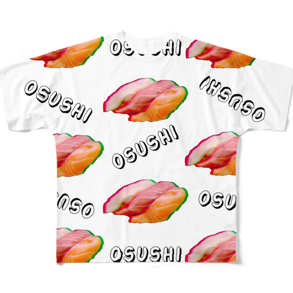 ふーたろのEDMお寿司 フルグラフィックTシャツ