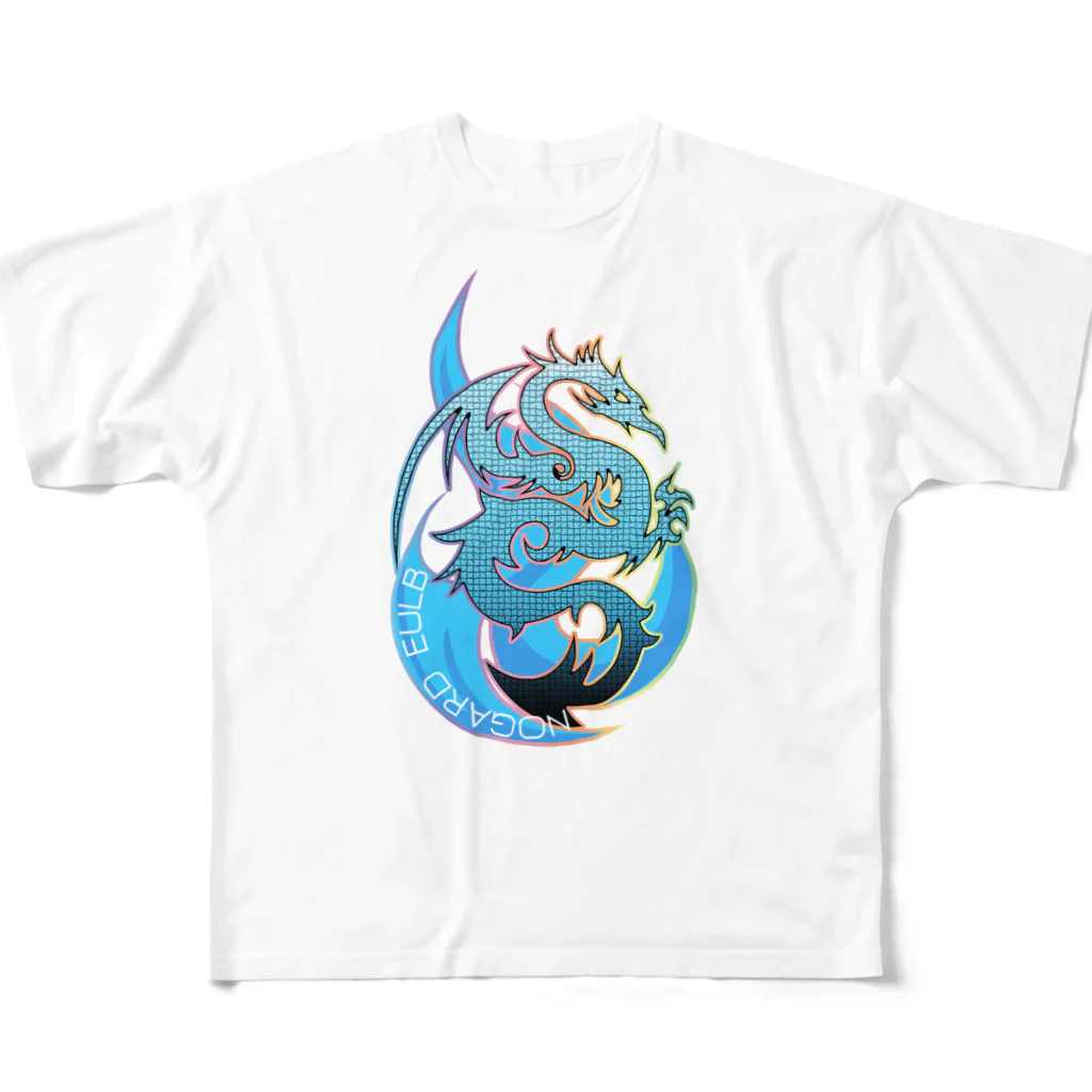 Ａ’ｚｗｏｒｋＳのBLUE DRAGON All-Over Print T-Shirt