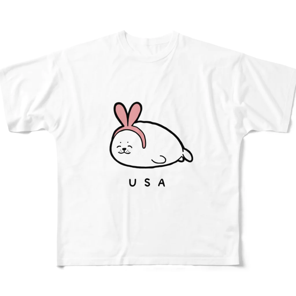 NOMIIのUsarashi フルグラフィックTシャツ