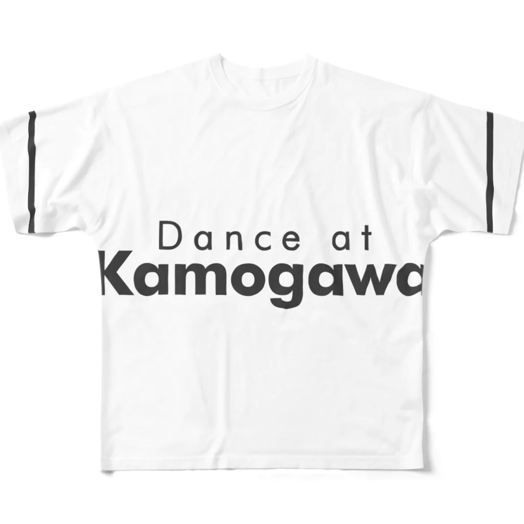 ₍₍⁽⁽ かんちゅさん ₎₎⁾⁾のDance at Kamogawa All-Over Print T-Shirt