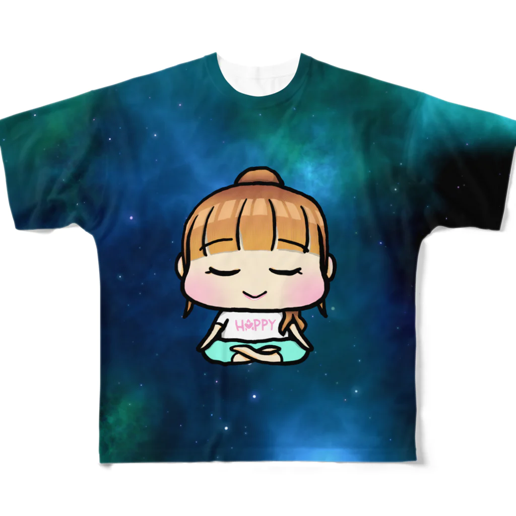 HappyShopのHappyちゃんマントラＴ All-Over Print T-Shirt