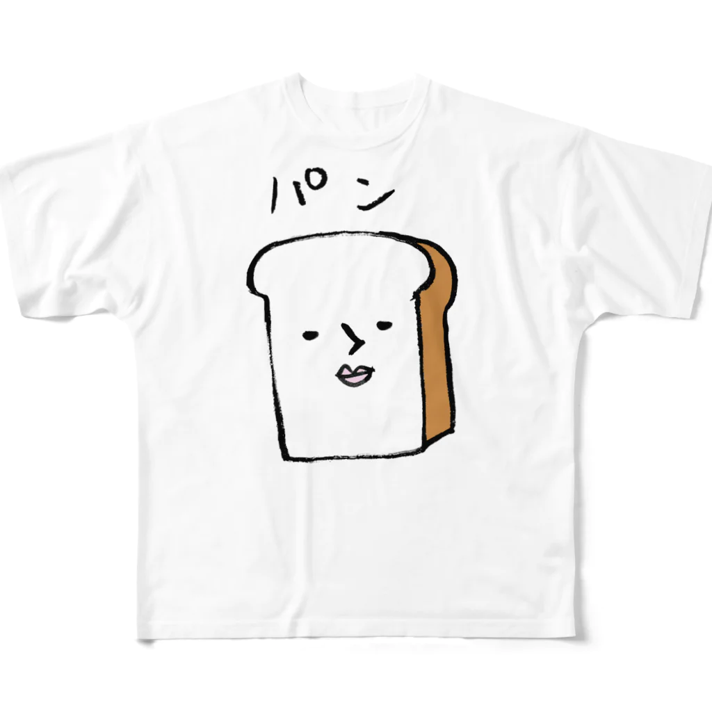 うさぎまつりの食パン All-Over Print T-Shirt