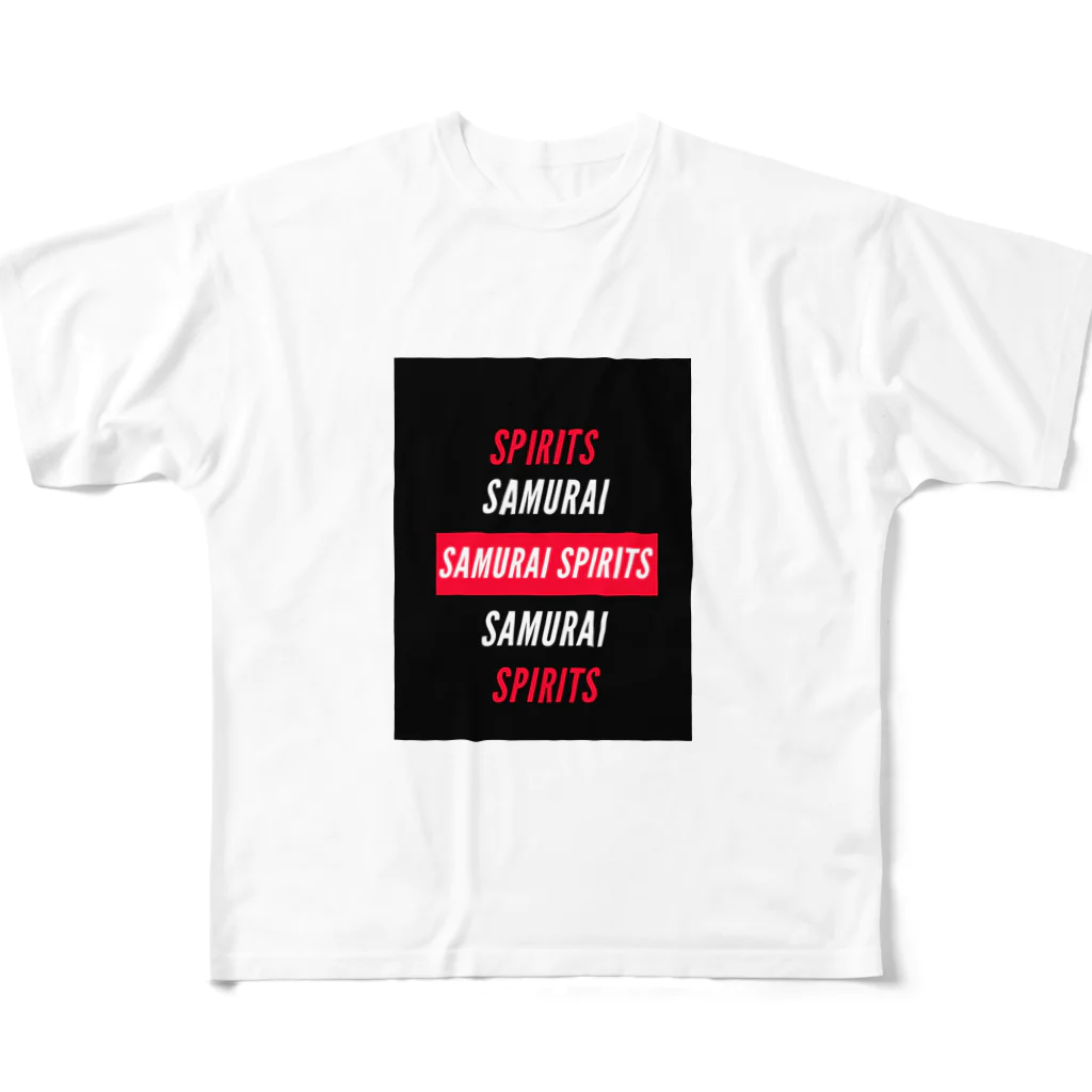 Samurai design labの侍魂 All-Over Print T-Shirt