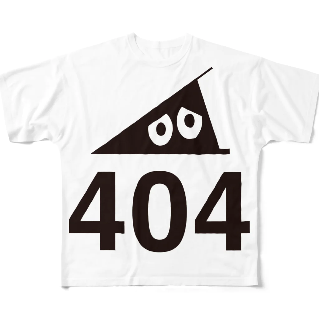 やおやの404 フルグラフィックTシャツ