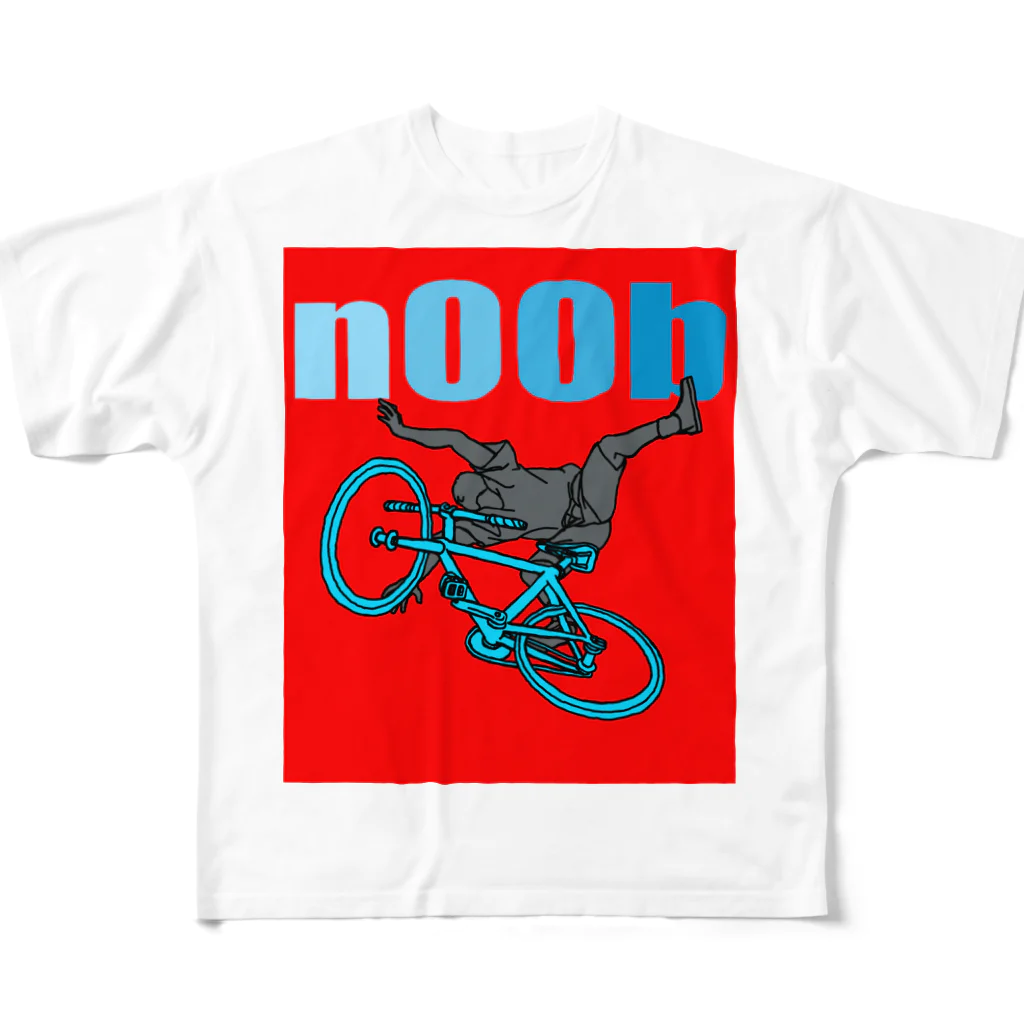 komgikogikoのnoob(ヘッタクソ) フルグラフィックTシャツ