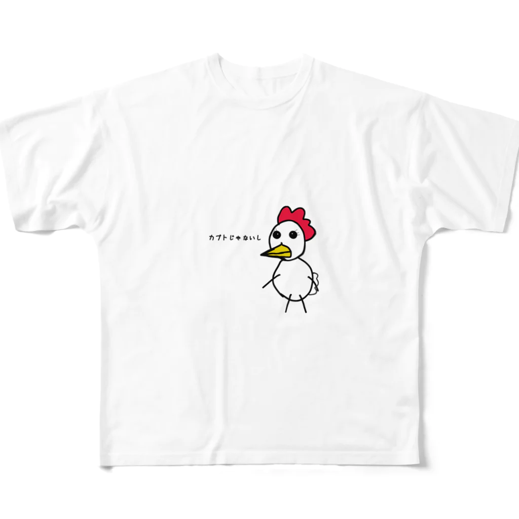 cardboardartzのニワトリの林さん All-Over Print T-Shirt