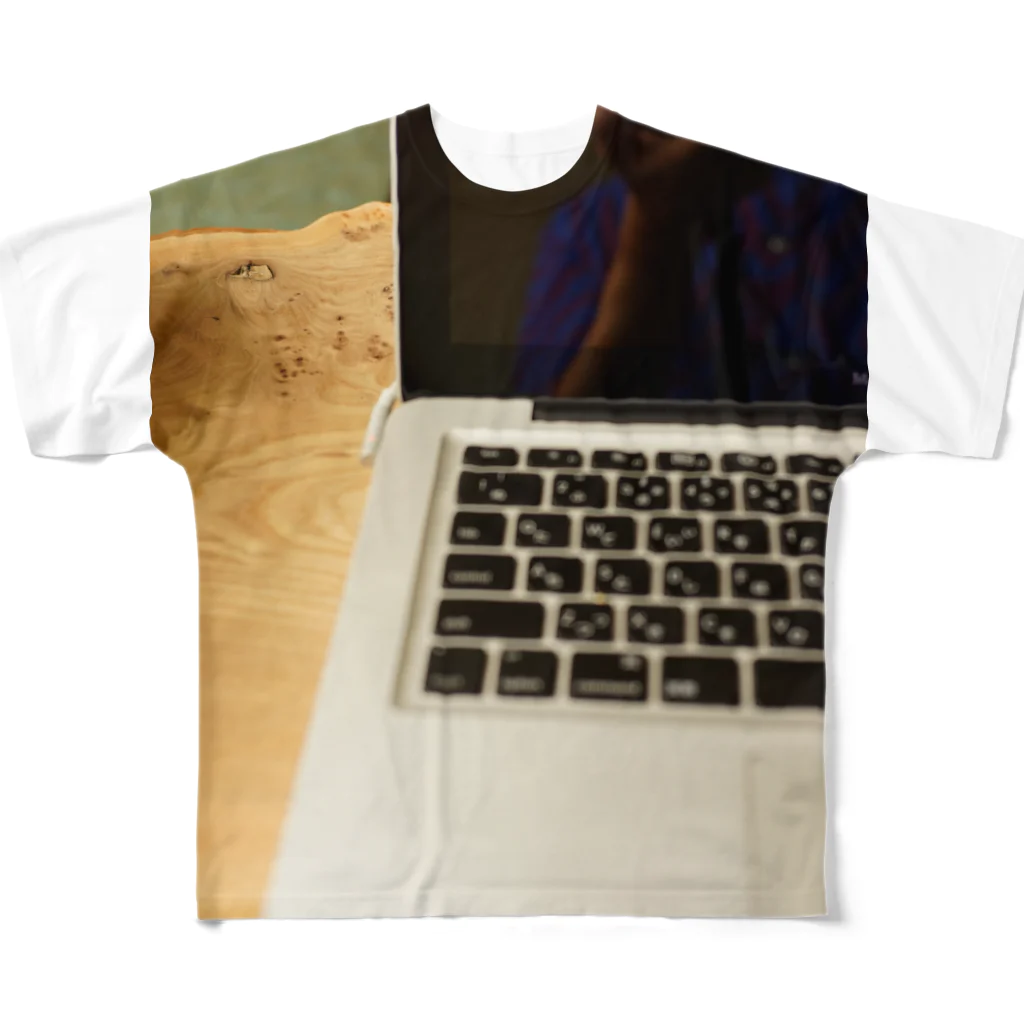 ククラスの湯｜｜｜青争とPC All-Over Print T-Shirt