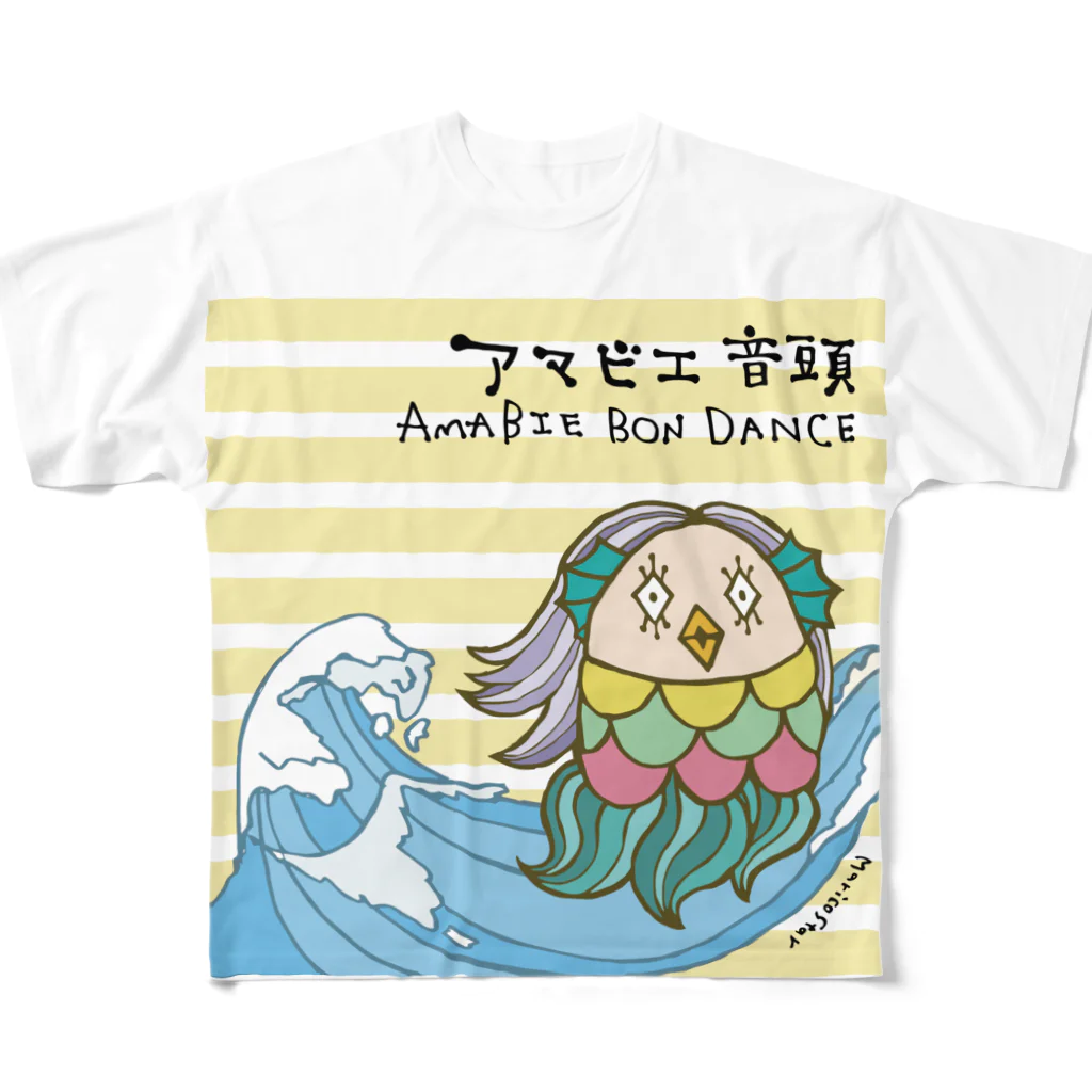 アマビエ_プロジェクトのAMABIE_PROJECT All-Over Print T-Shirt