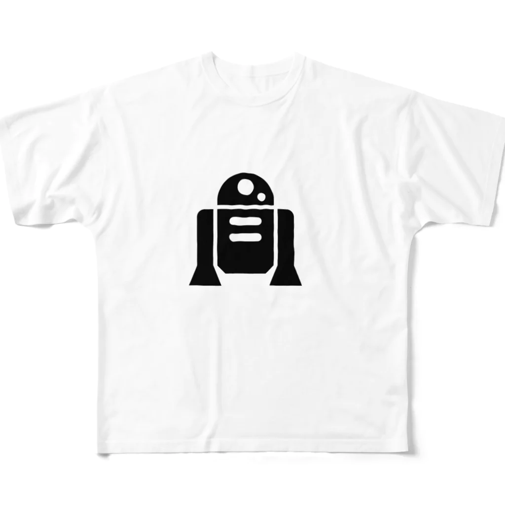 パフマンのR2ーD2 All-Over Print T-Shirt