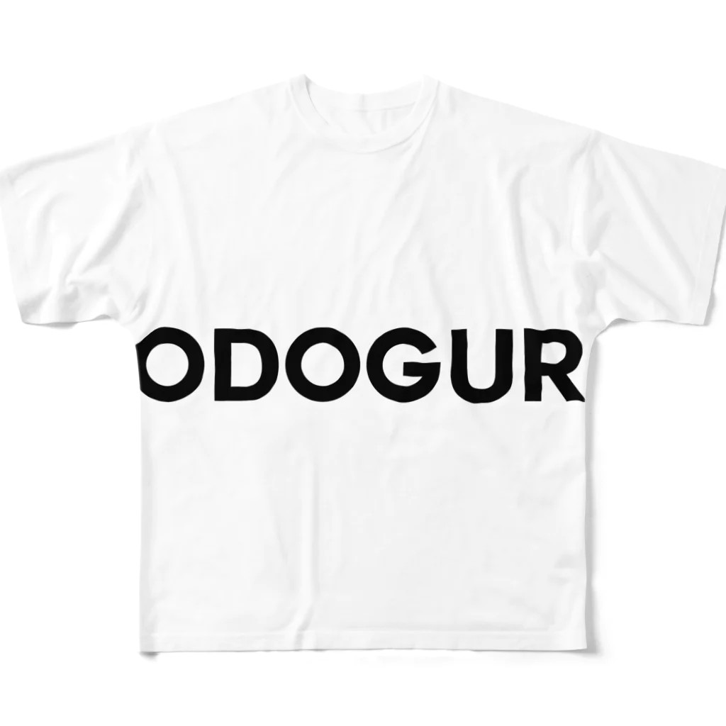 TOKYO LOGOSHOP 東京ロゴショップのNODOGURO-ノドグロ- All-Over Print T-Shirt