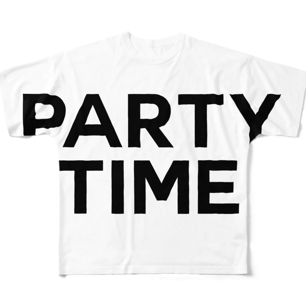 TOKYO LOGOSHOP 東京ロゴショップのPARTY TIME-パーティータイム- All-Over Print T-Shirt