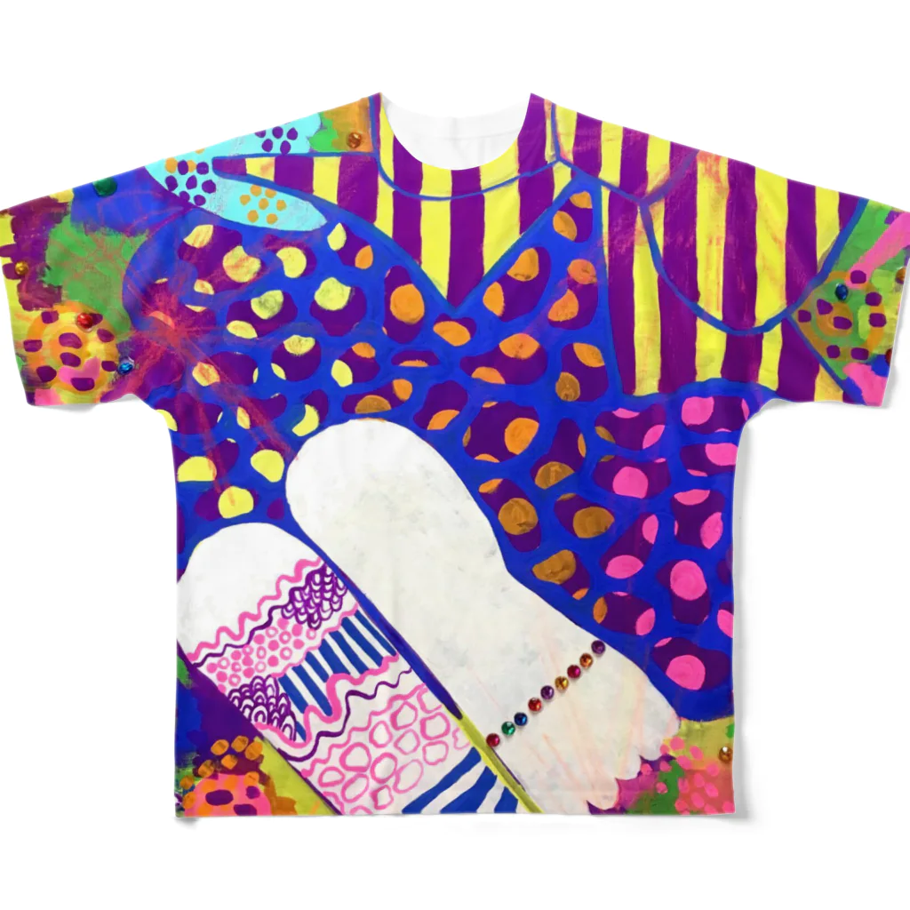 HONI HONI WORLDのKwaii lump フルグラフィックTシャツ