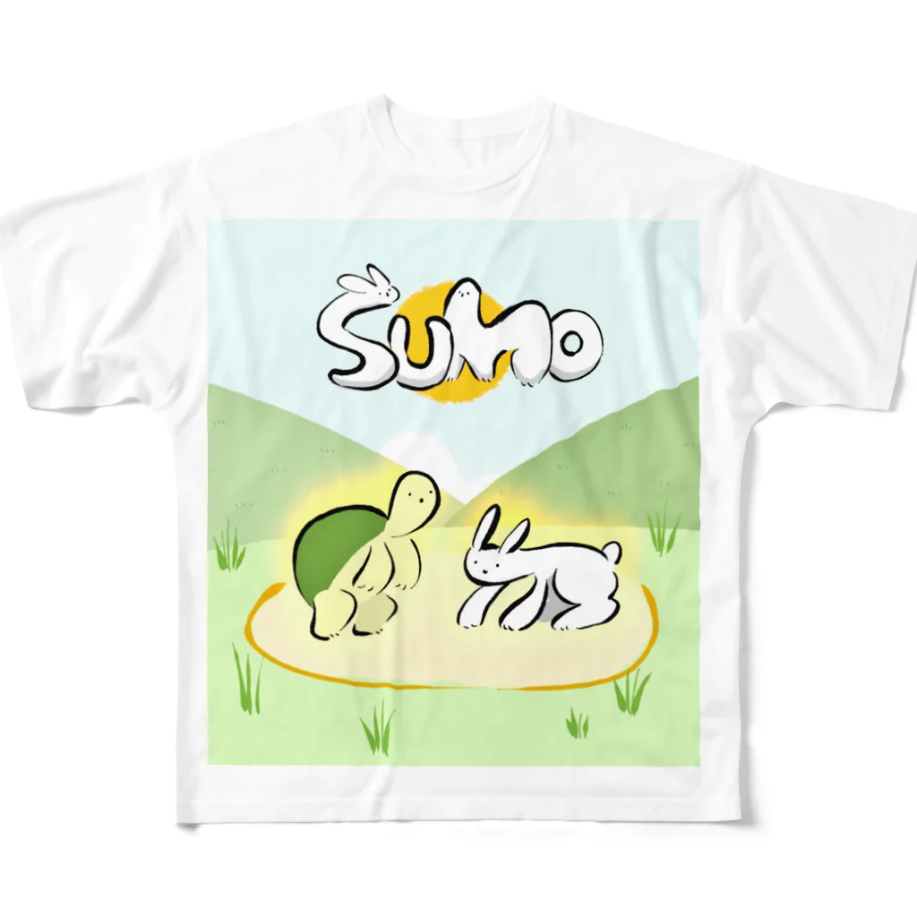 moomeiのSUMO フルグラフィックTシャツ