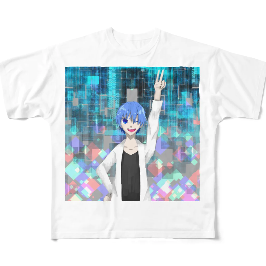 七色実況局の七色のグッズ All-Over Print T-Shirt