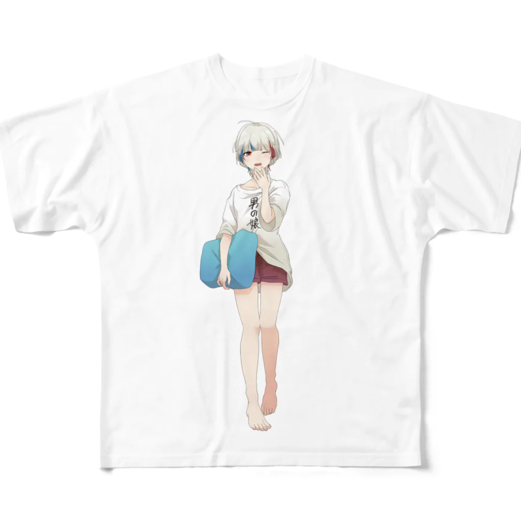 一希凛🦒👿男の娘Vtuberの凛君未メイクTシャツ All-Over Print T-Shirt