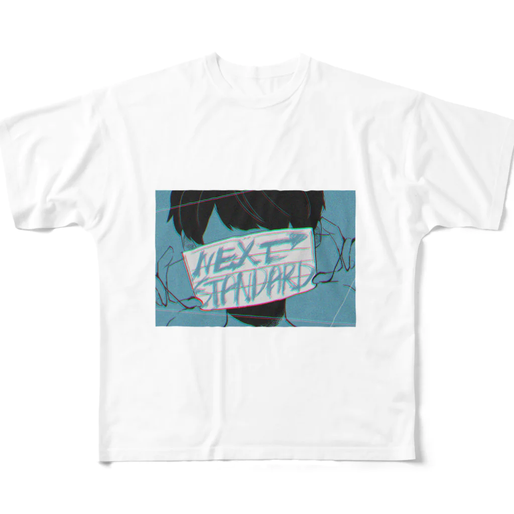 ふじのもとのNEXTSTANDARD All-Over Print T-Shirt