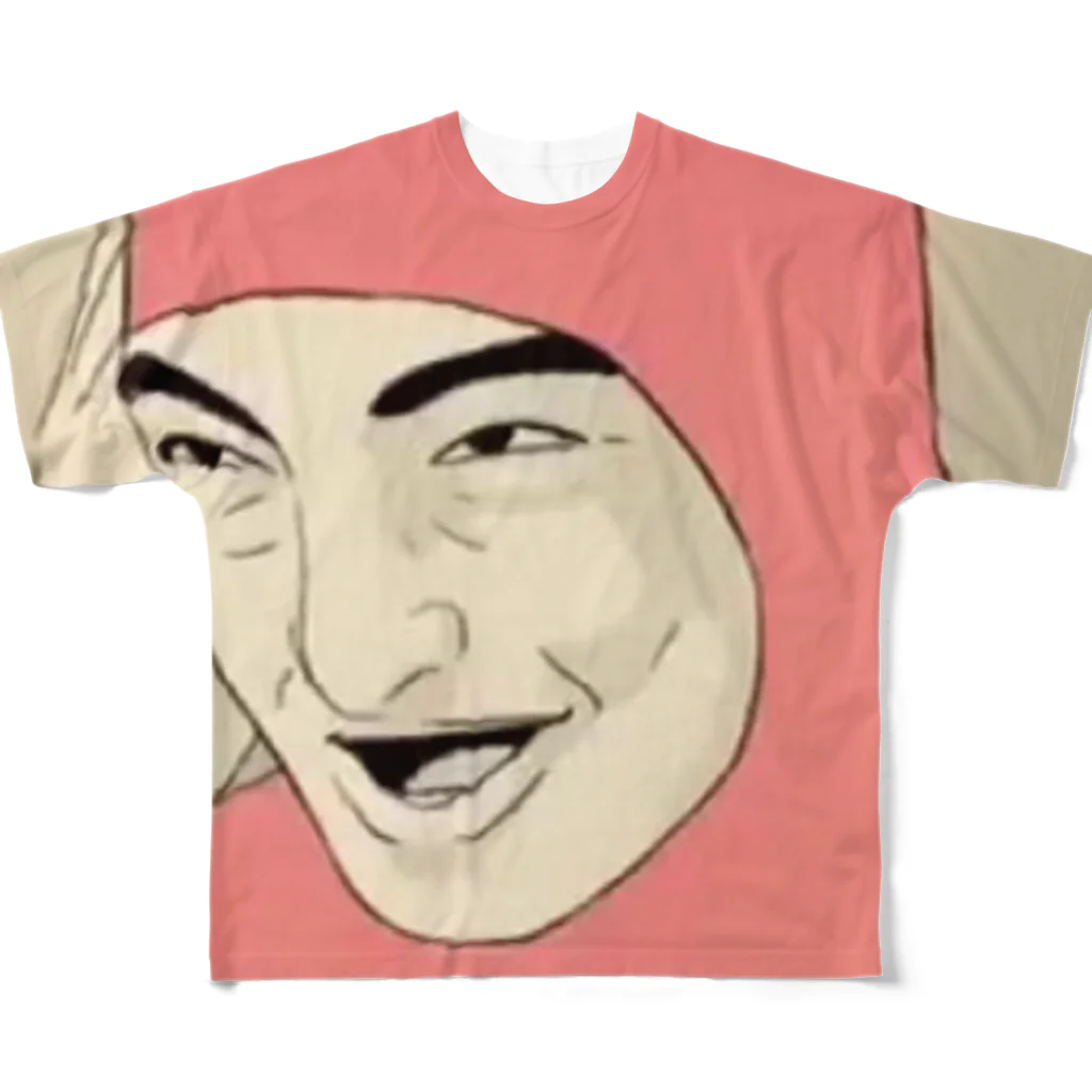 パリピ大学アルティメット部 のpink guy All-Over Print T-Shirt