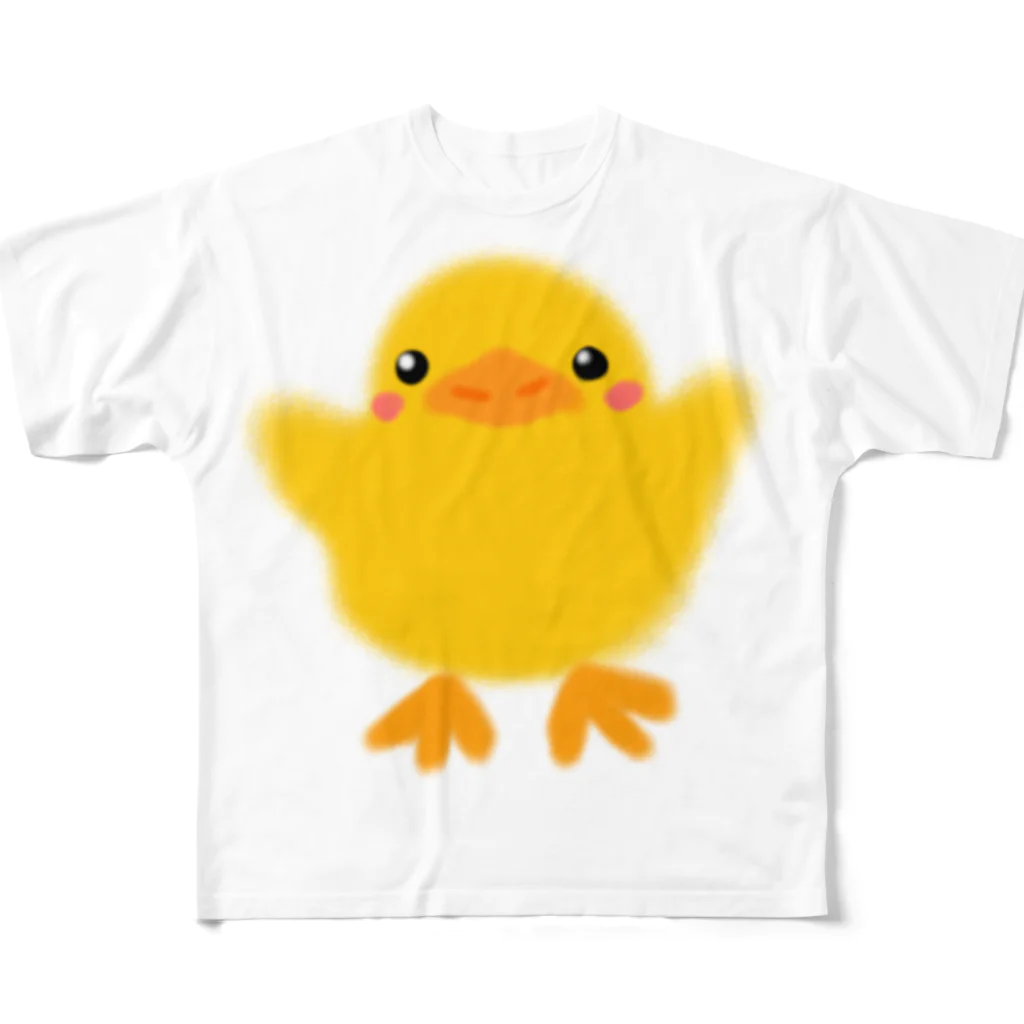 Lily bird（リリーバード）のほわピヨちゃん① フルグラフィックTシャツ