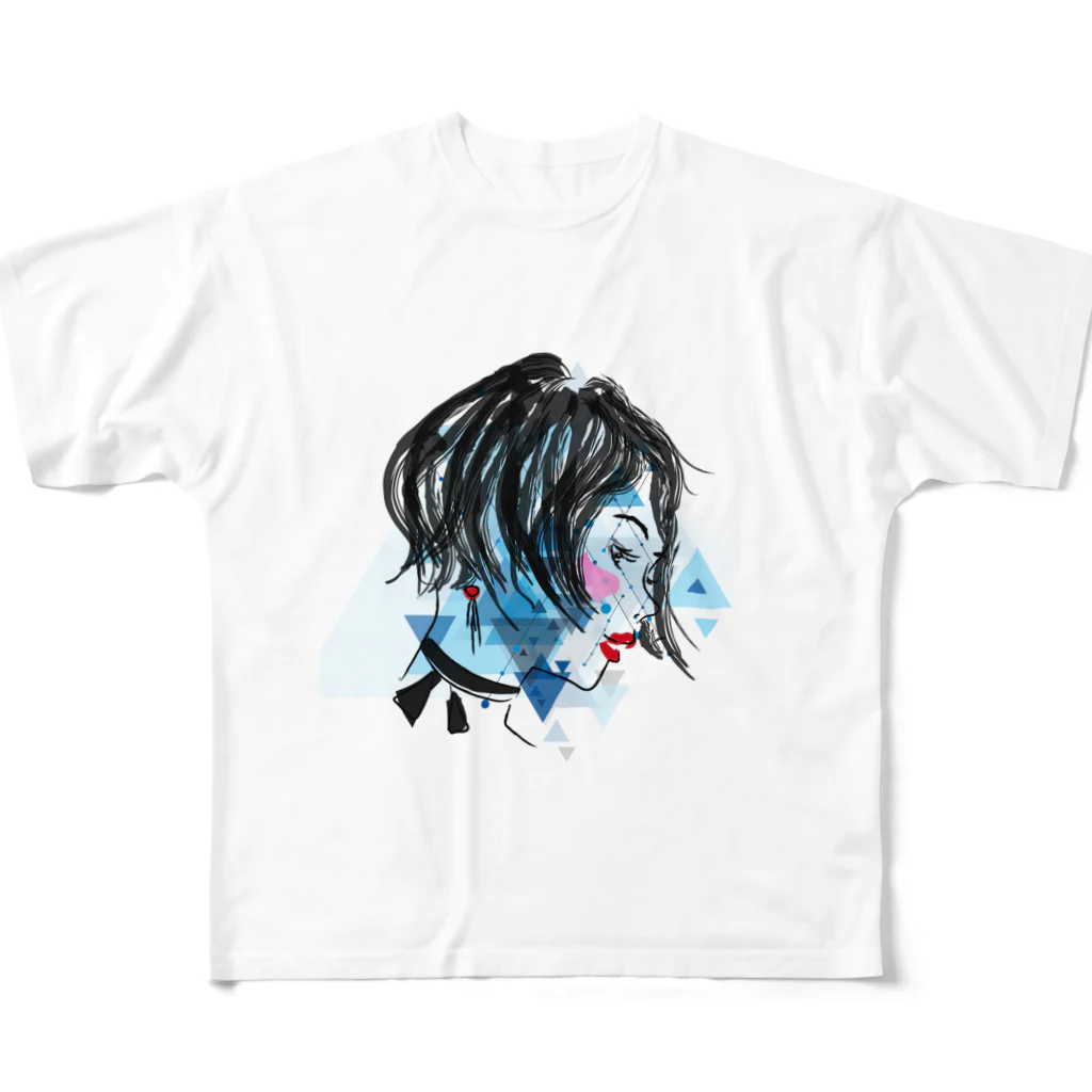 ファションインポッシブルのファッションイラスト2 All-Over Print T-Shirt