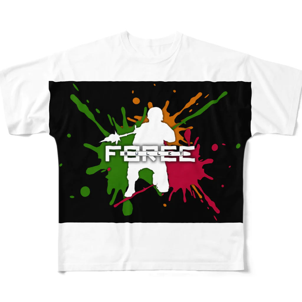 Angl Clan shopのBulletForce All-Over Print T-Shirt