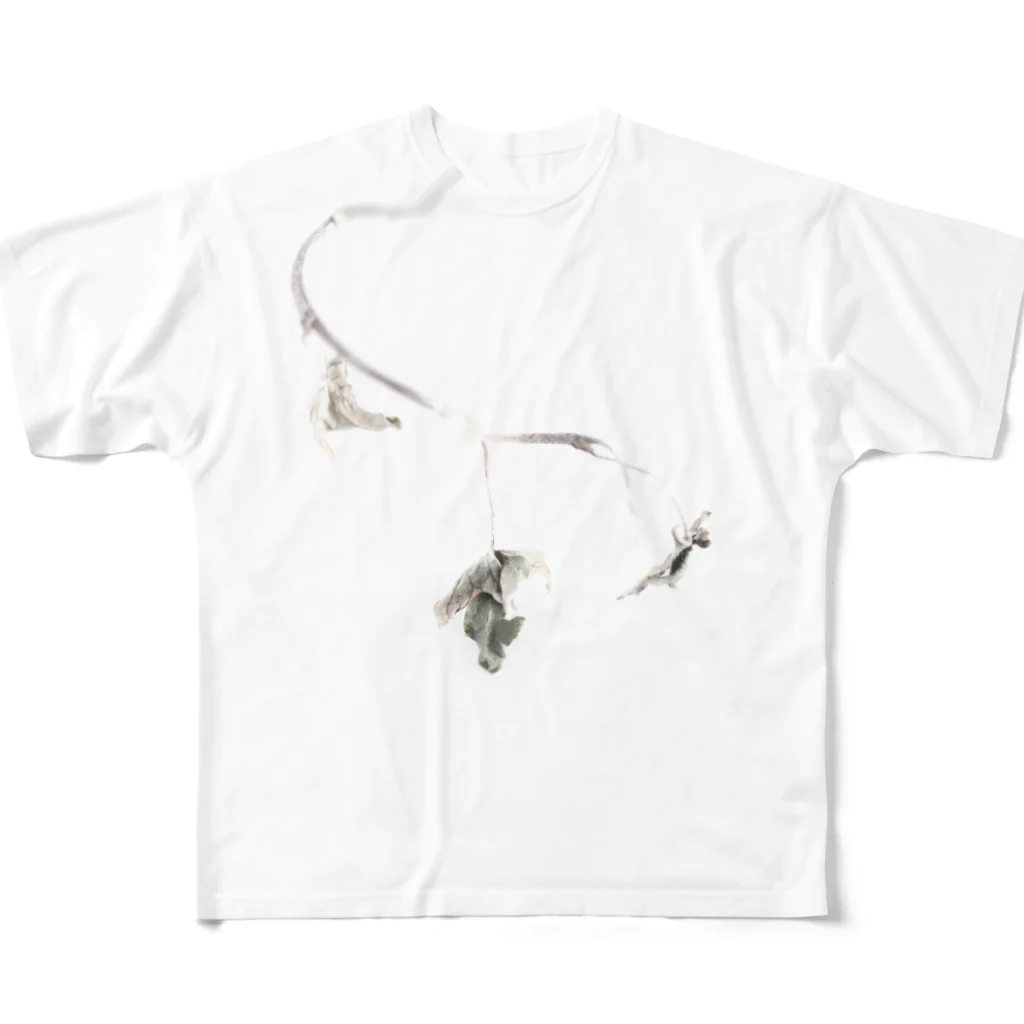 2nd プラハのleaves All-Over Print T-Shirt