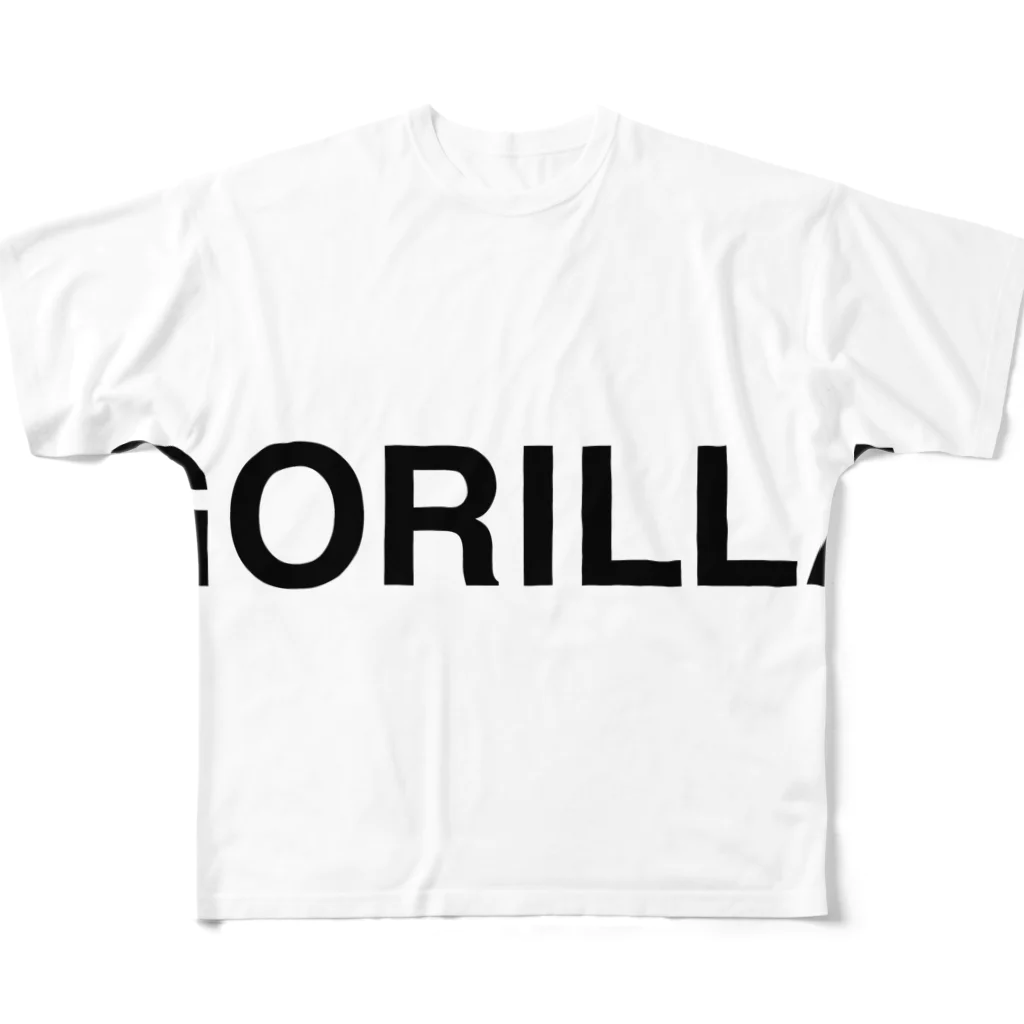 TOKYO LOGOSHOP 東京ロゴショップのGORILLA-ゴリラ- All-Over Print T-Shirt