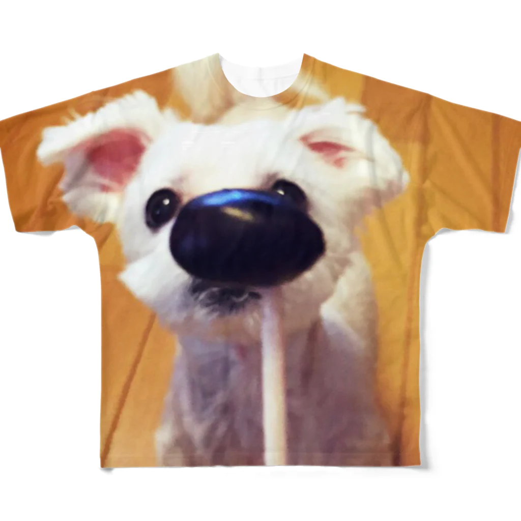 akaneRの犬 フルグラフィックTシャツ