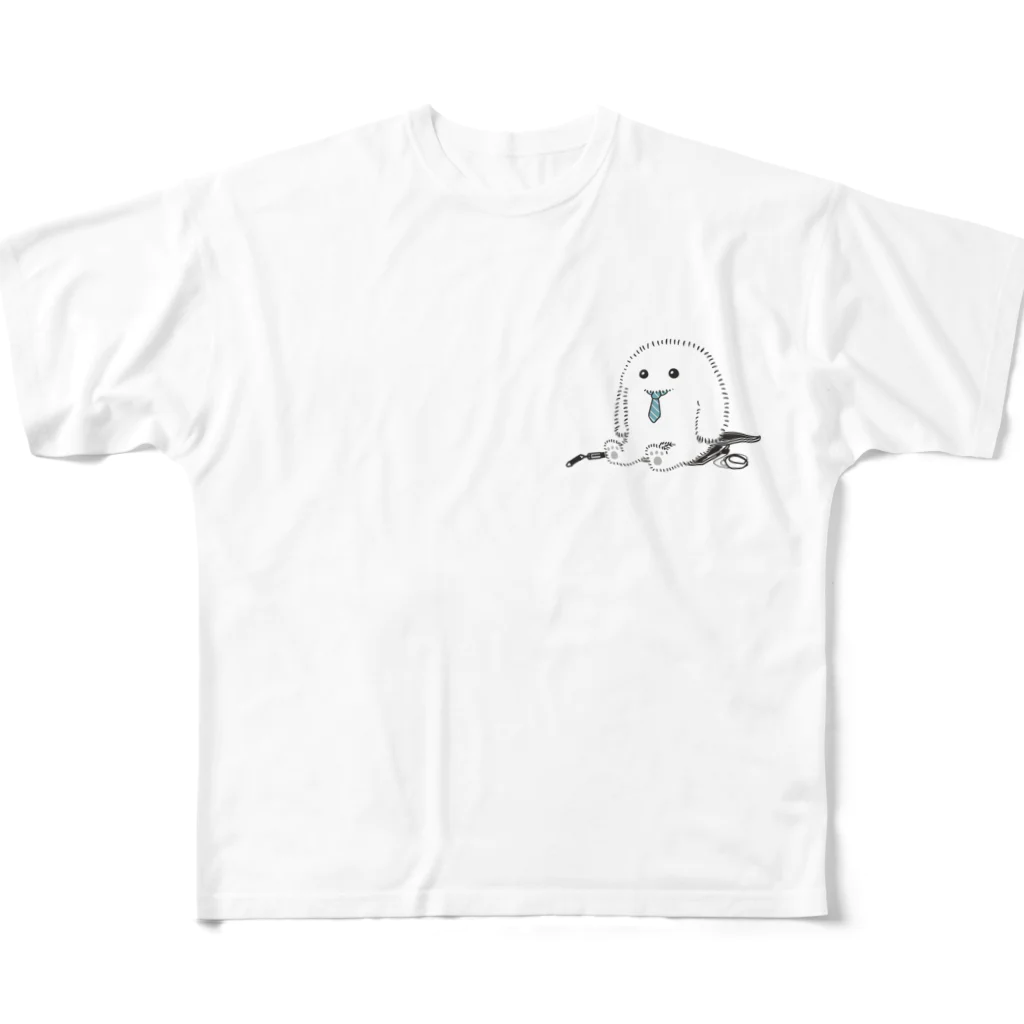 shikiharuのオフィスイエティ All-Over Print T-Shirt