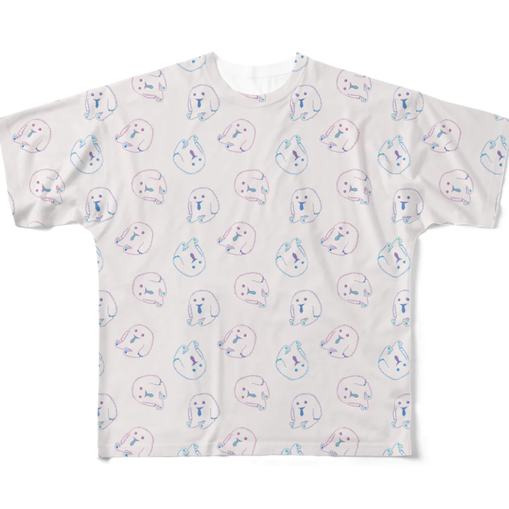 shikiharuのオフィスイエティ All-Over Print T-Shirt