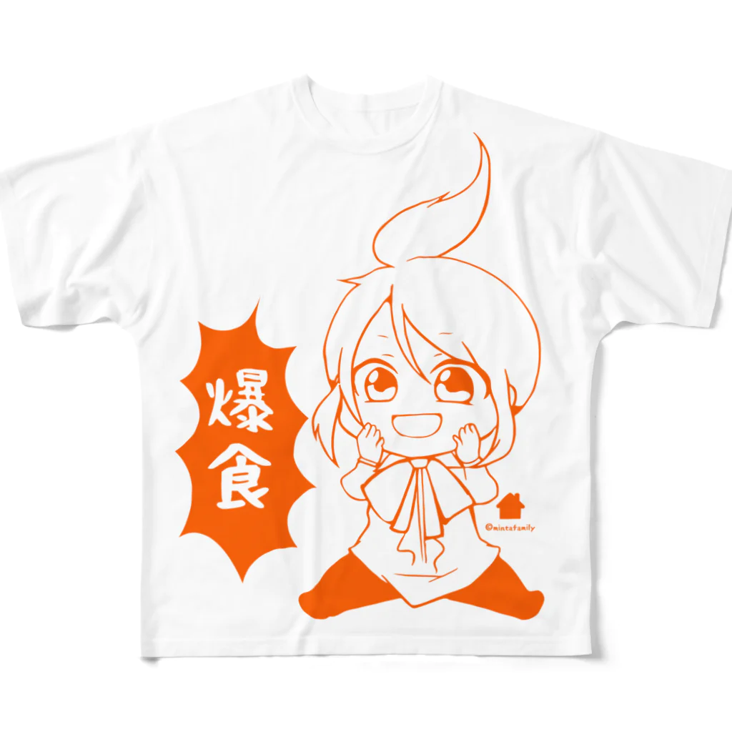 みん汰ファミリー@ゆっくり実況のみん汰推しＴ フルグラフィックTシャツ