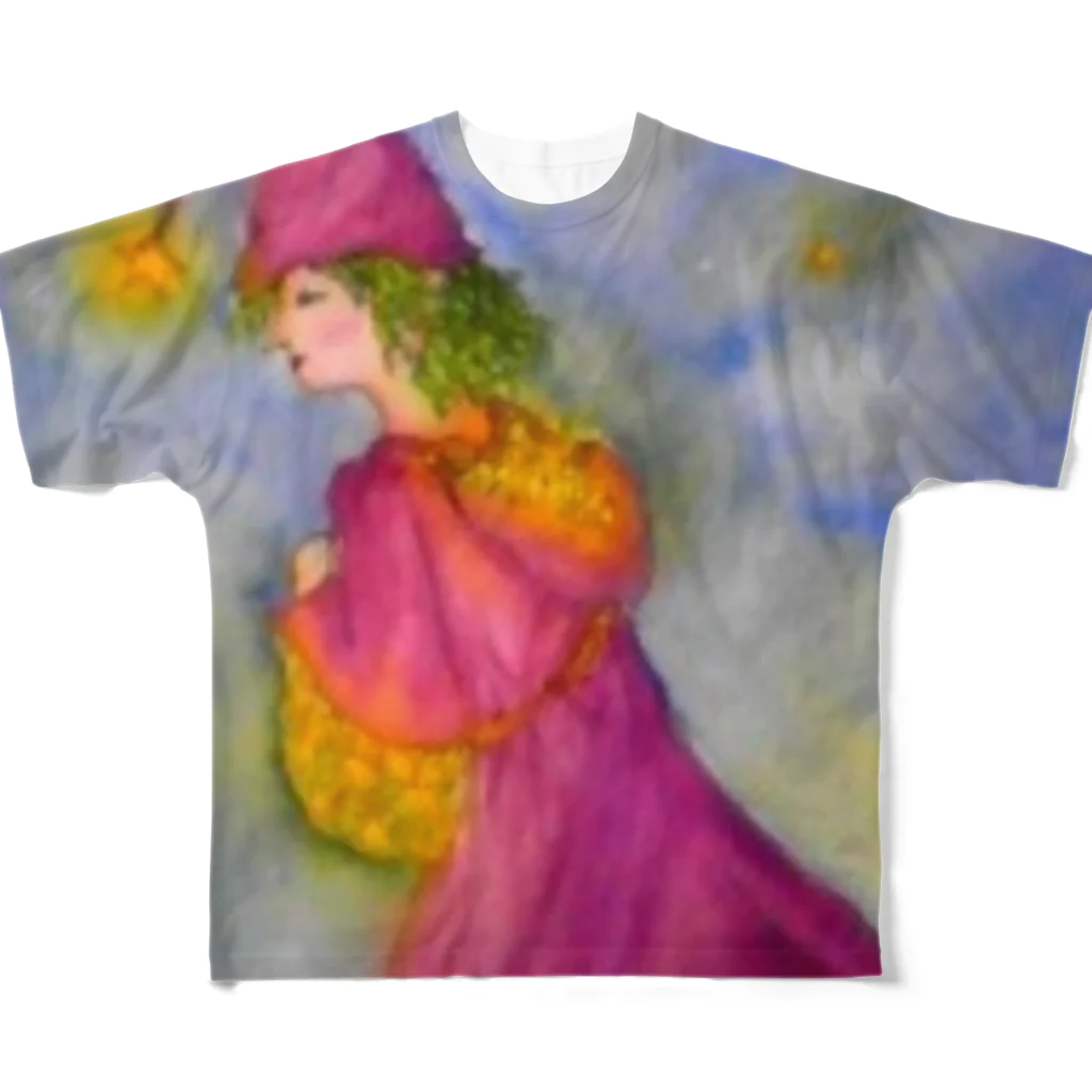 Toi✢Toi✢Toiの夢の星 All-Over Print T-Shirt
